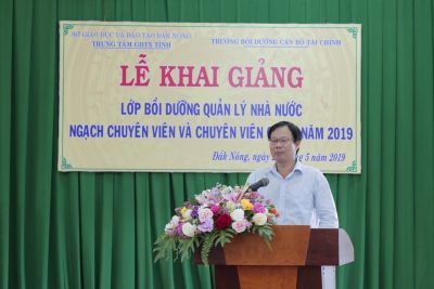 LỄ KHAI GIẢNG LỚP BỒI DƯỠNG QLNN NGẠCH CHUYÊN VIÊN K6 VÀ CHUYÊN VIÊN CHÍNH K5