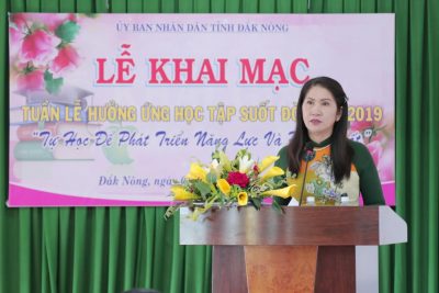 LỄ KHAI MẠC TUẦN LỄ HƯỞNG ỨNG HỌC TẬP SUỐT ĐỜI NĂM 2019