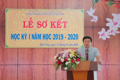 LỄ SƠ KẾT HỌC KỲ I, NĂM HỌC 2019-2020