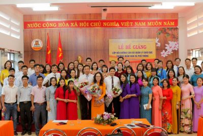 THÔNG BÁO TUYỂN SINH LỚP BỒI DƯỠNG CÁN BỘ QUẢN LÝ GIÁO DỤC TRƯỜNG MẦM NON VÀ PHỔ THÔNG KHÓA 2 NĂM 2021